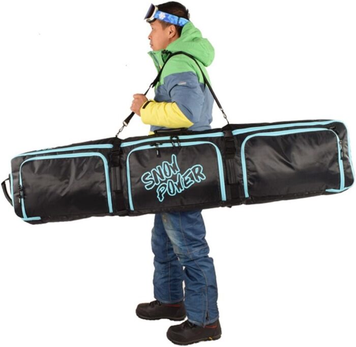 UNISTRENGH Fully Padded Snowboard Bag Waterproof Snow Sports Ski Boots&Helmet Equipment Bags - Image 6