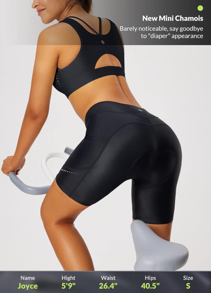 BALEAF Women's 4D Padded Bike Shorts Cycling Underwear with Pockets UPF50+ - Image 5