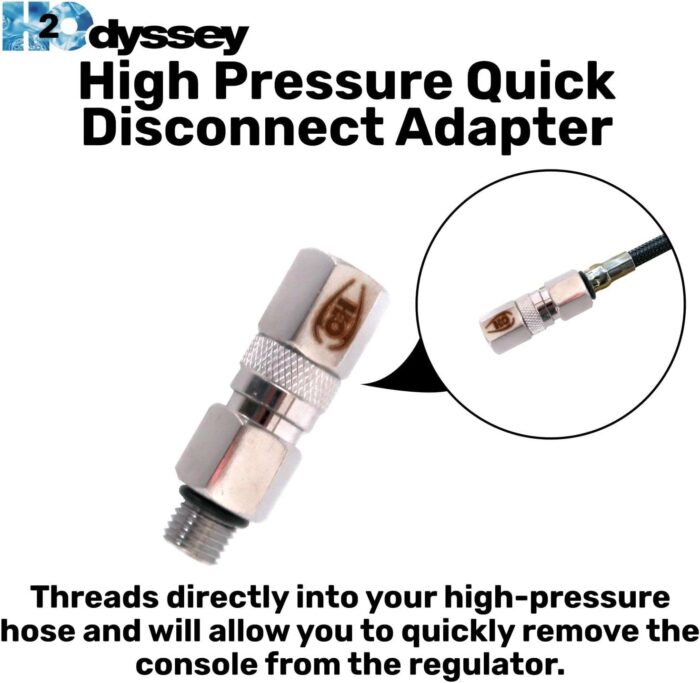 H2Odyssey High Pressure Quick Disconnect Adapter - Essential Scuba Diving Accessory - Image 5
