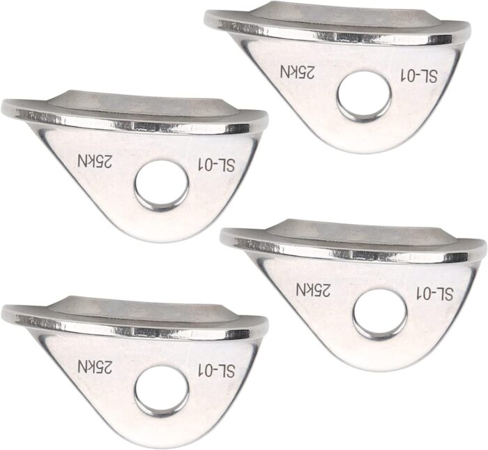 4 Pcs Climbing Hanger Stainless Steel Hanger Bolts Rock Durable Rock Climbing Accessories for High Altitude Operations Mountaineering - Image 8