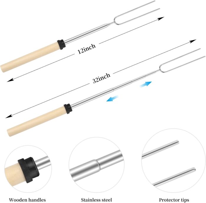 Camping Cooking Utensils Set, Stainless Steel Grill Tools, Camping BBQ Cookware Gear and Equipment for Travel Tenting RV Van Picnic Portable Kitchen Essentials Accessories - Image 2
