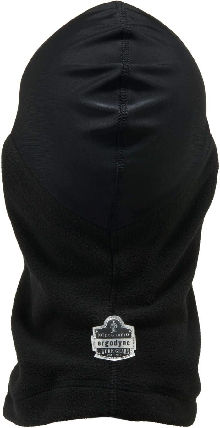 Balaclava with Spandex Top, Comfortable Wear Under Helmet, Winter Face Mask, Ergodyne N-Ferno 6822,Black - Image 9