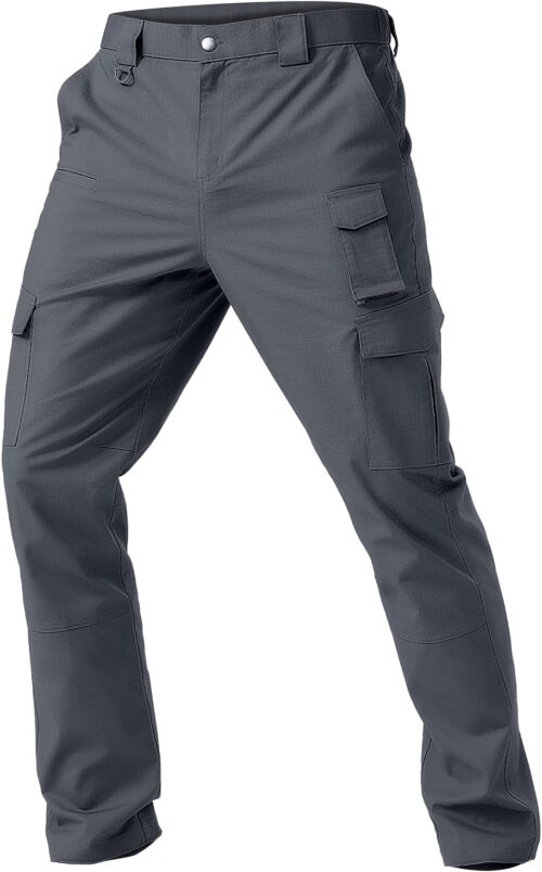 Men's Cargo Work Pants Water Resistant Tactical Pants 29"/31"/33" Lightweight Hiking Ripstop Pants Outdoor Apparel