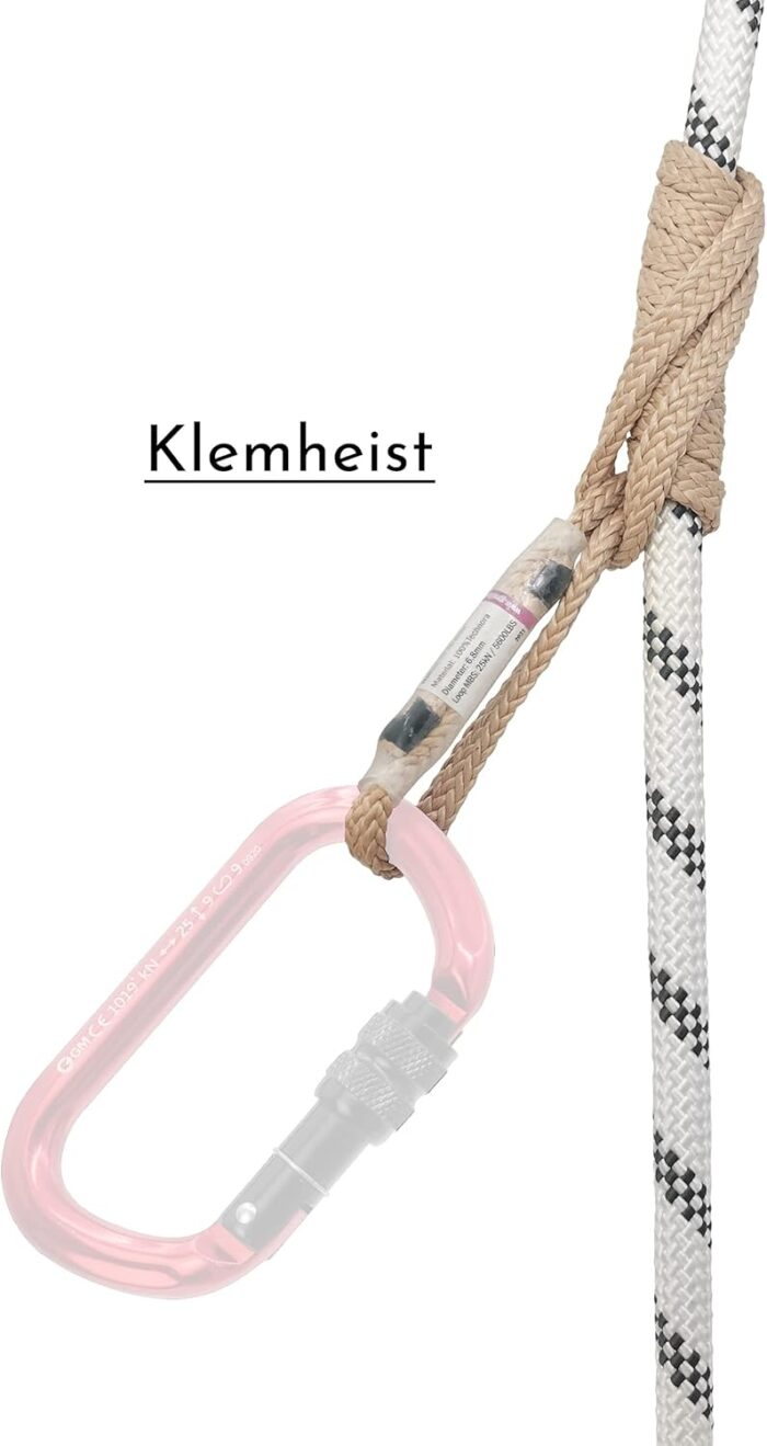 GM CLIMBING 6.8mm Endless Prusik Loop 15-inch 100% Technora 25kN Heat Resistant for Rappelling, Mountaineering, Rescue - Image 8