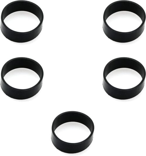 heyous 5pcs Rubber Fixing Band Diving Weight Belt Underwater Tank Backplate Strap Outdoor Backpack Harness Scuba Diving Wing Back Pad Accessories, Black