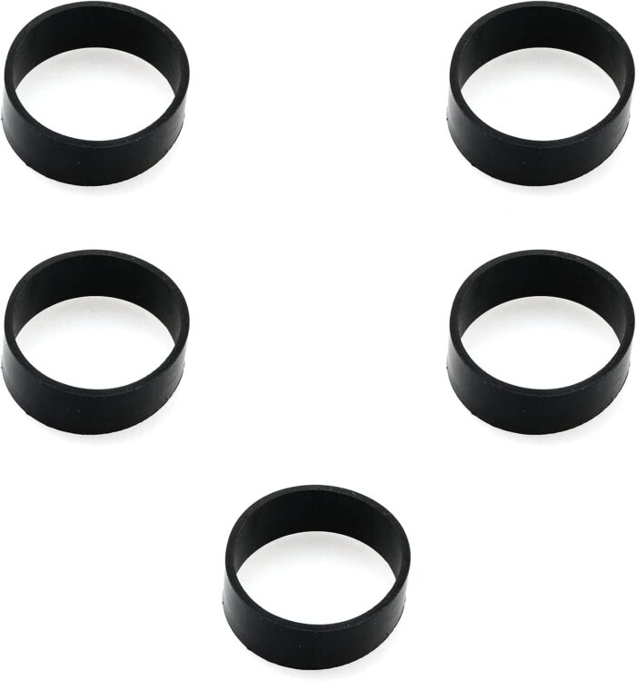 heyous 5pcs Rubber Fixing Band Diving Weight Belt Underwater Tank Backplate Strap Outdoor Backpack Harness Scuba Diving Wing Back Pad Accessories, Black