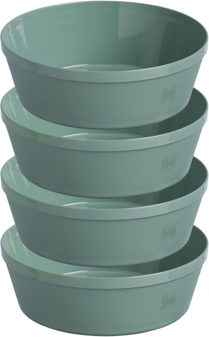 Stanley Wildfare Core 26-Piece Complete Camp Kitchen Cook Set | 4 qt Pot with Lid, 8in Fry Pan | 4 Table Settings, Plates, Bowls, Utensils | Camping Essentials for Your Camp Kitchen | BPA-Free - Image 7
