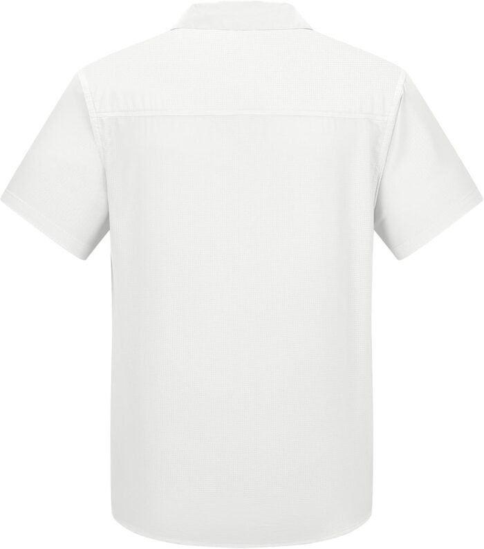 Outdoor Ventures Men's Lightweight Short Sleeve Fishing Shirt UPF 50 Button Down Quick Dry Cooling Hiking Travel Safari Shirt - Image 2