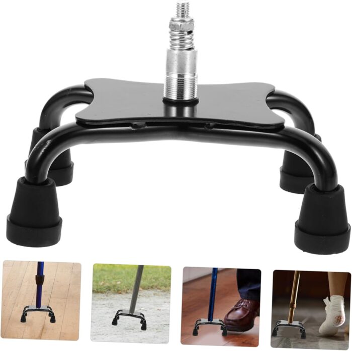 Walking Cane Tips Disabled People Utensil Quad Cane Tip Cane Foot Pad Snowshoeing Mountaineering Accessory - Image 6