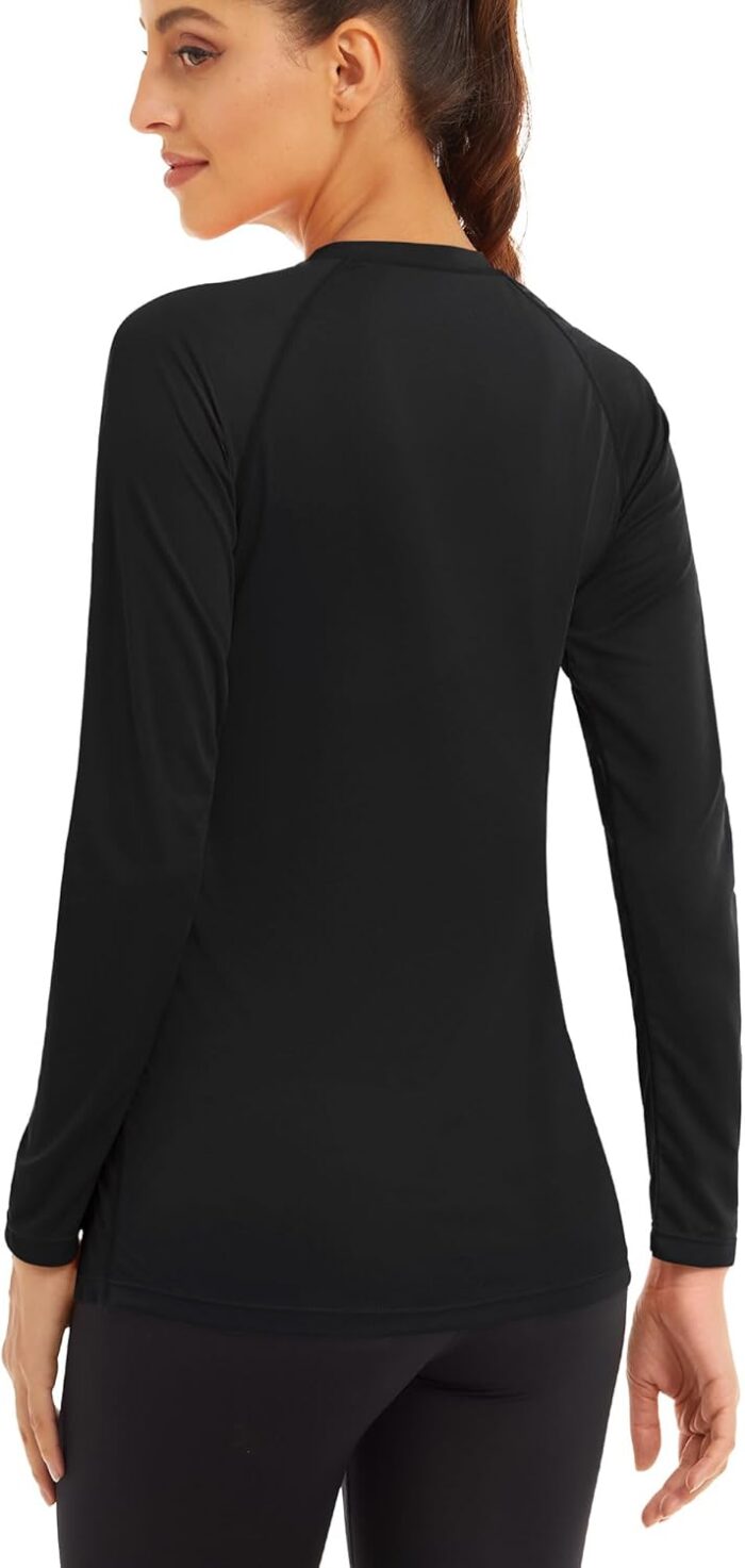 MAGCOMSEN Women's Long Sleeve Shirts UPF 50+ Sun Protection Shirts for Hiking Fishing Workout Rash Guard - Image 2