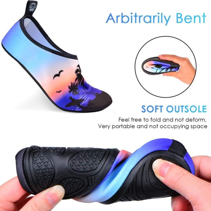 Water Shoes for Women and Men, Quick-Dry Aqua Socks Swim Beach Womens Mens Shoes for Outdoor Surfing Yoga Exercise - Image 4