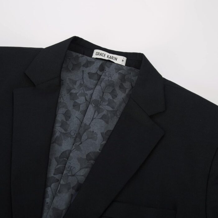 GRACE KARIN Men's Casual Blazer Suit Jackets 2 Button Lightweight Sport Coats - Image 4