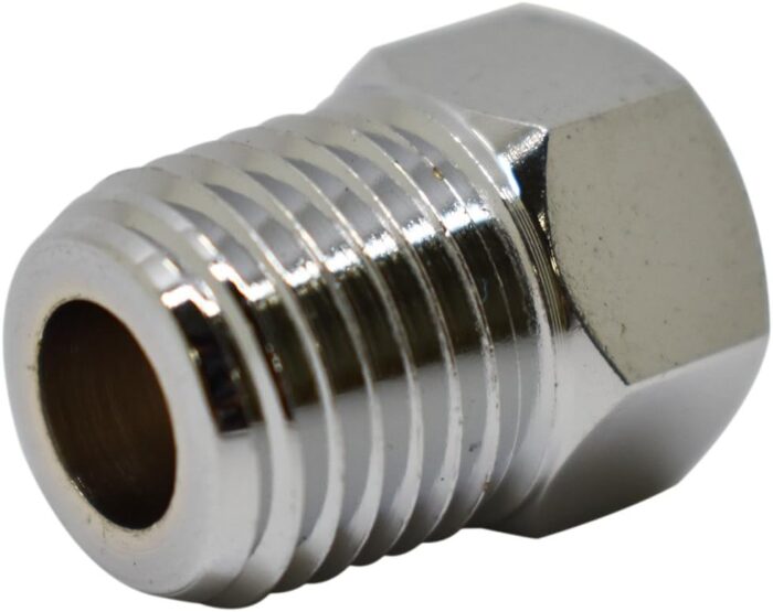Scuba Choice Diving Brass Adapter, Female 3/8-24 to Male 1/4" NPT - Durable Silver Threaded Connector for Scuba Gear, Regulators, Hoses, Dive Equipment and Accessories - Image 2