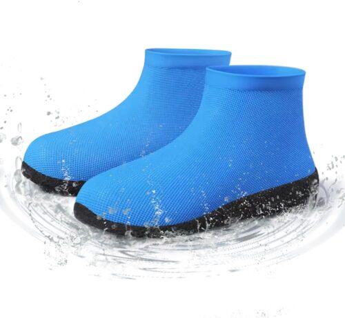 Waterproof Shoe Covers Upgraded,Rain Shoe Covers Reusable Silicone Non Slip Shoe Covers for Outdoor,Rain Shoe Covers for Women and Men