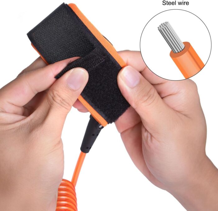 Action Camera Non-Slip Handler Floating Hand Grip Holder Mount + Steel-cored Safety Wrist Strap for GoPro Sony Insta360 Olympus Akaso Underwater Camcorder Diving Surfing Snorkeling Rafting Kayak Scuba - Image 3