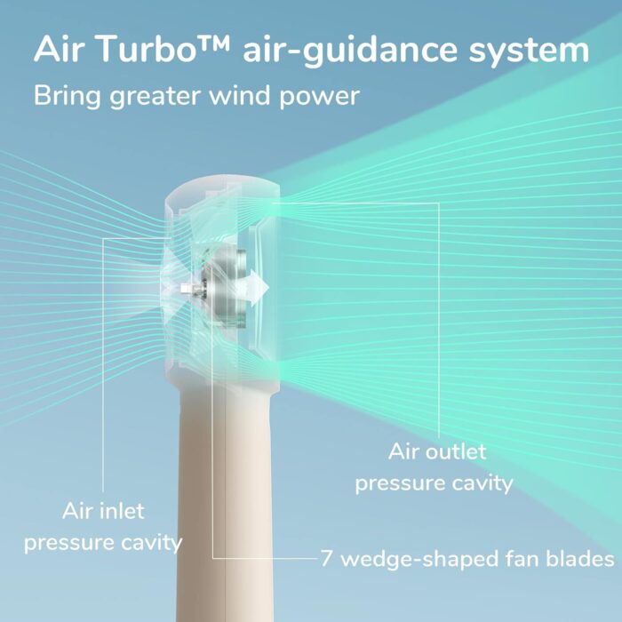 JISULIFE Handheld Portable Turbo Fan [16H Max Cooling Time], 4000mAh USB Rechargeable Personal Battery Operated Mini Small Pocket Fan with 5 Speeds for Travel/Outdoor/Vacation/Concerts - Brown - Image 4