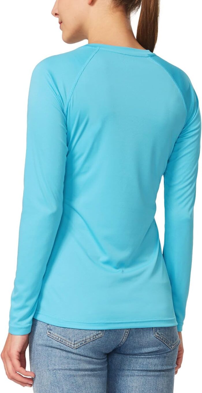 baleaf Women's UPF 50+ Sun Shirts Long Sleeve UV Protection Rash Guard Lightweight Quick Dry SPF Hiking Tops Outdoor - Image 2