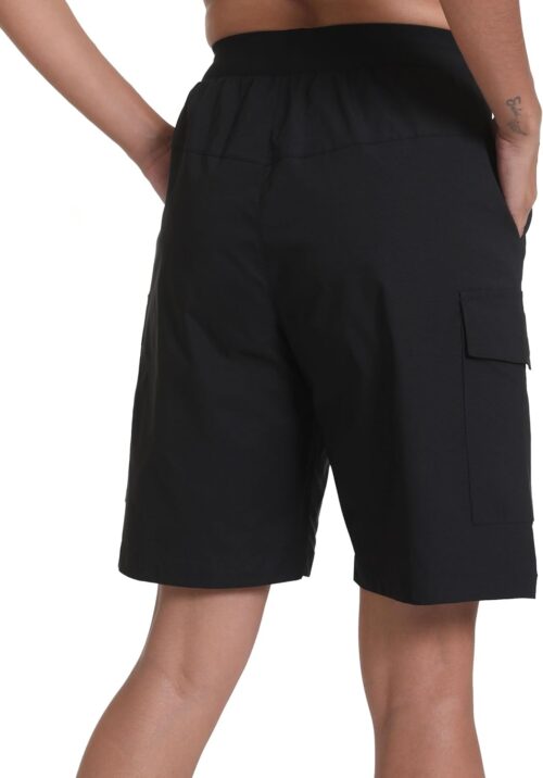 Rrosseyz Women's Hiking Cargo Shorts with Pockets Quick Dry Athletic Gym for Women Exercise Lounge