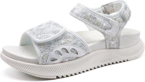 ONCAI Walking Sandals Women,Arch Support Hiking Sandals with Orthotic Outdoor Footbed for Plantar Fasciitis,Water Athletic Platform Sandalias Mujer with 3 Adjustable Strap (US Size 6-12)
