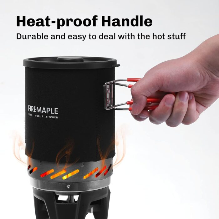Fire-Maple "Fixed Star 1" Backpacking and Camping Stove System | Outdoor Propane Cooking Gear | Portable Pot/Jet Burner Set | Ideal for Hiking, Trekking, Fishing, Hunting Trips and Emergency Use - Image 5