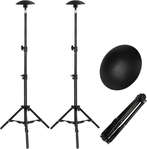 i Cover Boat Cover Support Pole - Adjustable Iron Alloy Supporting Poles, Telescoping Tarp Accessories System with Tripod Base for Jon Pontoon Boats, 2PK