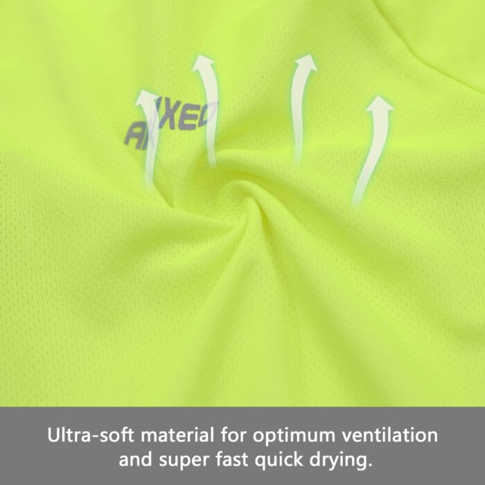 ARSUXEO Men's Short Sleeves Cycling Jersey Bicycle Biking Bike Shirt 636 - Image 3