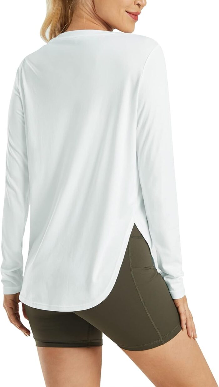 G4Free Women's UPF 50+ UV Shirts Long Sleeve Workout Sun Shirt Outdoor Gym Hiking Tops Quick Dry Lightweight - Image 5