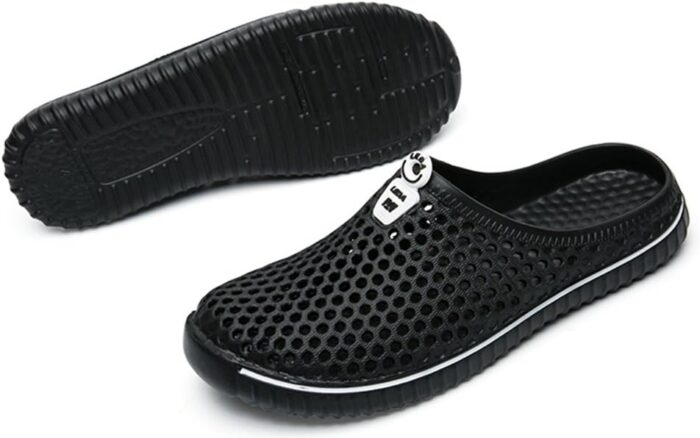 clapzovr Unisex Garden Clogs Slippers Water Sandals Shower Beach Shoes Leightweight Men - Image 2