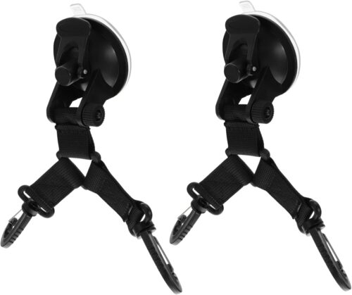 MAGICLULU 2 Pcs Heavy Duty Suction Cup Anchors Outdoor Tent Hook for Securing Tarps and Tents to Cars and Trucks for Camping and Mountaineering Activities
