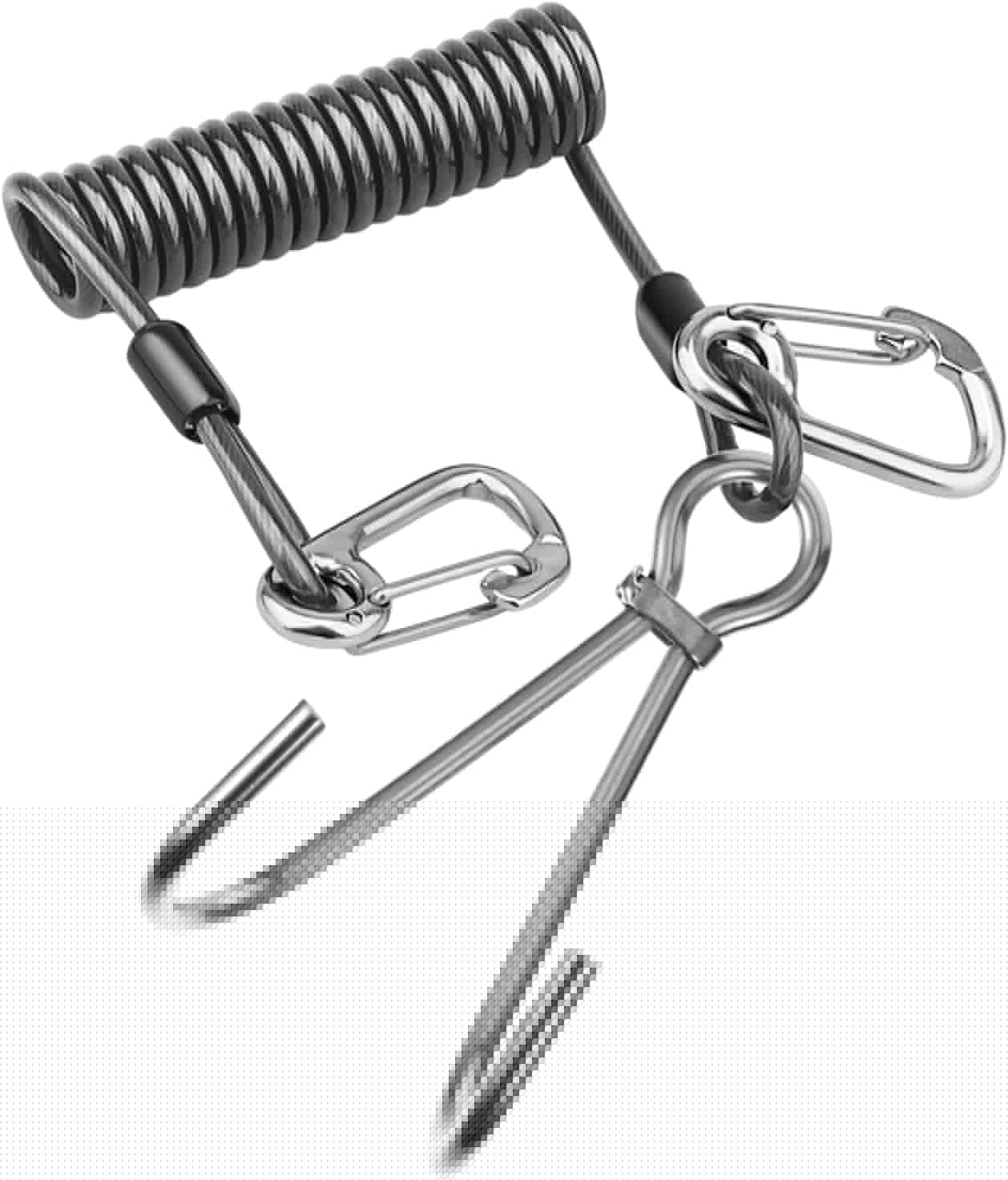 Scuba Diving Reef, Scuba Diving Reef Stick, Anti-seawater Corrosion Double Scuba Diving Reef Hooks Scuba Diving, 316 Stainless Steel Reef Cord Hook