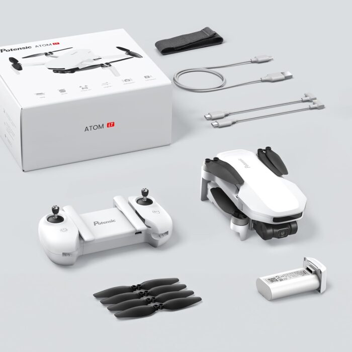 Potensic ATOM LT GPS Drone Under 249g, 2 Batteries 80 Mins, EIS 2.5K Camera, 4KM FPV Transmission, Brushless Motor, Auto Return, SurgeFly, Entry Level Foldable Drone for Adults Beginner, Expansion Kit - Image 8