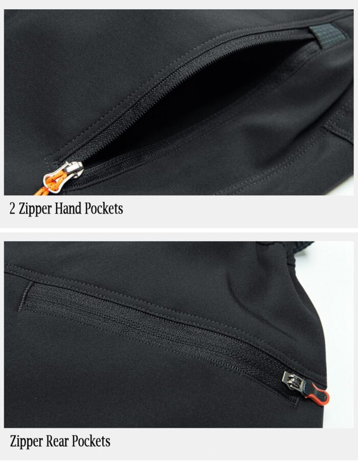 MAGCOMSEN Men's Hiking Pants Quick-Dry Water Resistant Lightweight Work Outdoor Pants with Zipper Pockets - Image 5