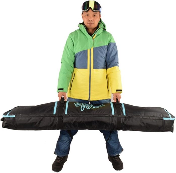 UNISTRENGH Fully Padded Snowboard Bag Waterproof Snow Sports Ski Boots&Helmet Equipment Bags - Image 9
