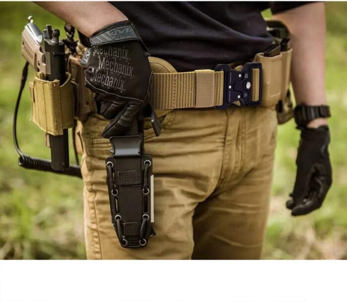 DOOPAI Tactical Belt for Men, 3Pack Military Nylon Web with Heavy Duty Quick Release Metal Buckle - Image 2