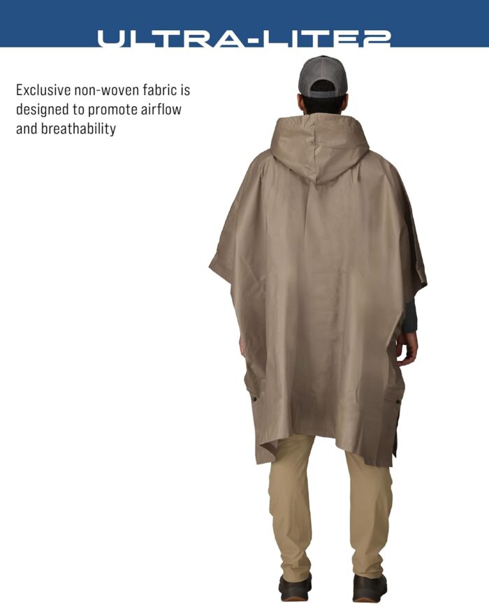 FROGG TOGGS Ultra-lite2 Waterproof, Breathable Rain Poncho, Adult and Youth Sizes - Image 3