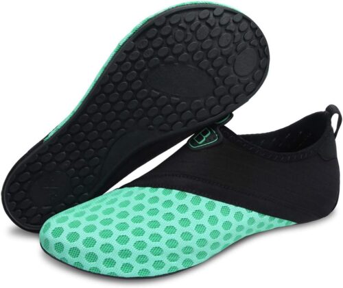 BARERUN Barefoot Water Shoes for Women Men Quick-Dry Aqua Socks for Swim Beach Pool Surf Yoga Boat Travel Non Slip Indoor Outdoor Walking Shoes