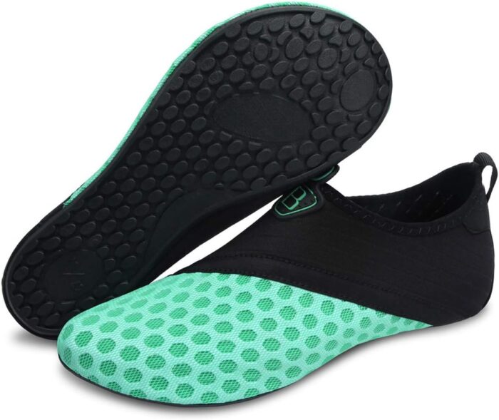 BARERUN Barefoot Water Shoes for Women Men Quick-Dry Aqua Socks for Swim Beach Pool Surf Yoga Boat Travel Non Slip Indoor Outdoor Walking Shoes