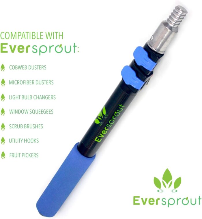 EVERSPROUT Telescoping Boat Hook | Floats, Scratch-Resistant, Sturdy Design | Durable & Lightweight, 3-Stage Anodized Aluminum Pole | Threaded End for Boating Accessories - Image 7
