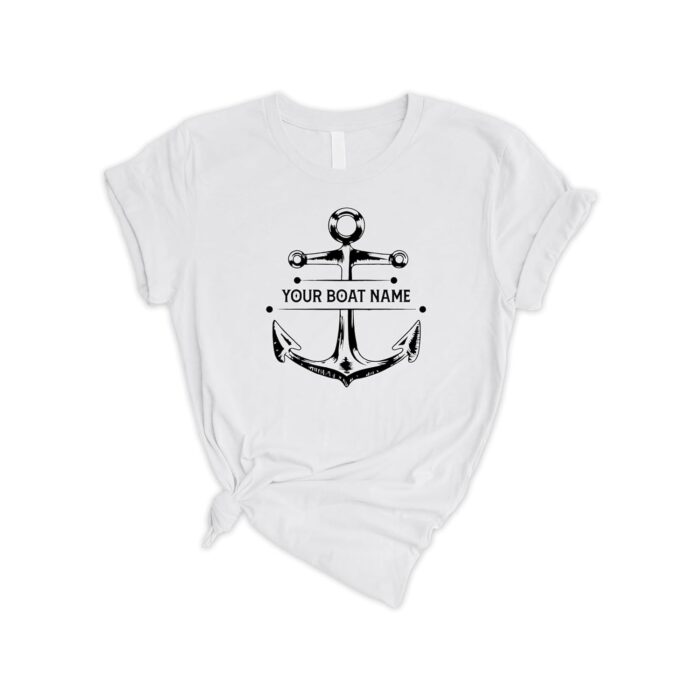 Personalized Boat Name Shirt, Boat Shirt, Gift For Boat, Boating, Customized Boat Name Shirt, Cruise Shirt, Boat Tee