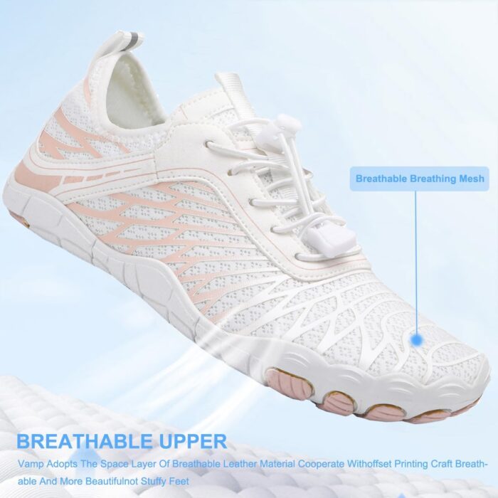 XNIRON Hike Barefoot Shoes for Womens Men,Quick Dry Water Shoes,Beach Pool Aqua Swim Surf Hiking Walking Shoes,Non-Slip Athletic Footwear Wide Toe Water Shoes - Image 3