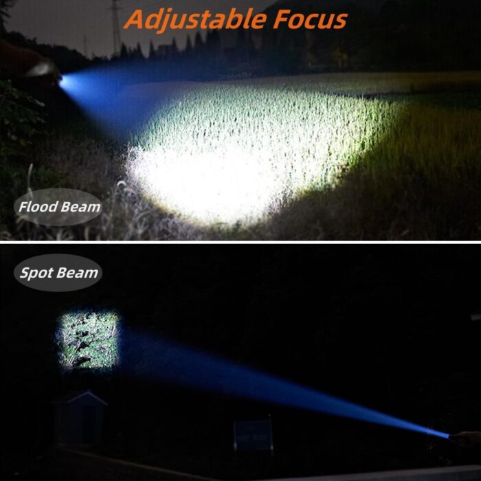 2 Pack Tactical Flashlights Torch, Military Grade 5 Modes High Lumens Led Waterproof Handheld Flashlight for Camping Biking Hiking Outdoor Home Emergency, Father's Day Gifts Camping Essentials Gear - Image 4
