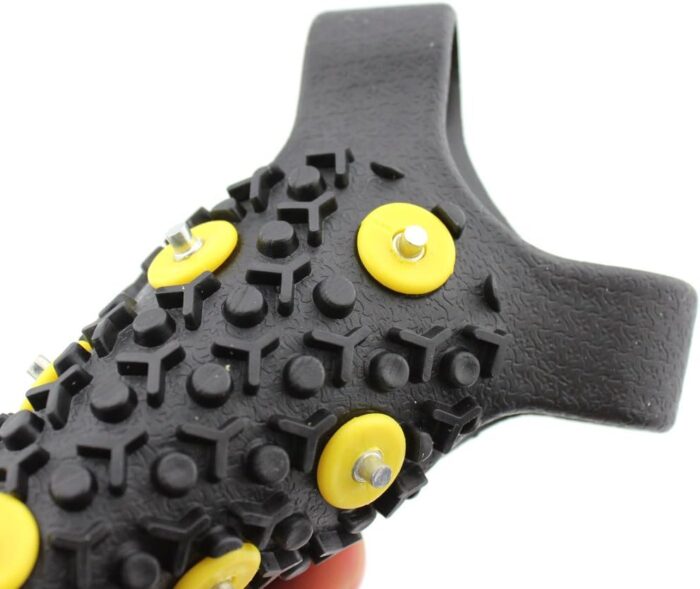 Ice Cleats Grippers for Shoes and Boots 24 Teeth Crampons 10 Teeth Tiny Spikes Ice Cleats for Walk on Ice Snow and Freezing Mud - Image 2