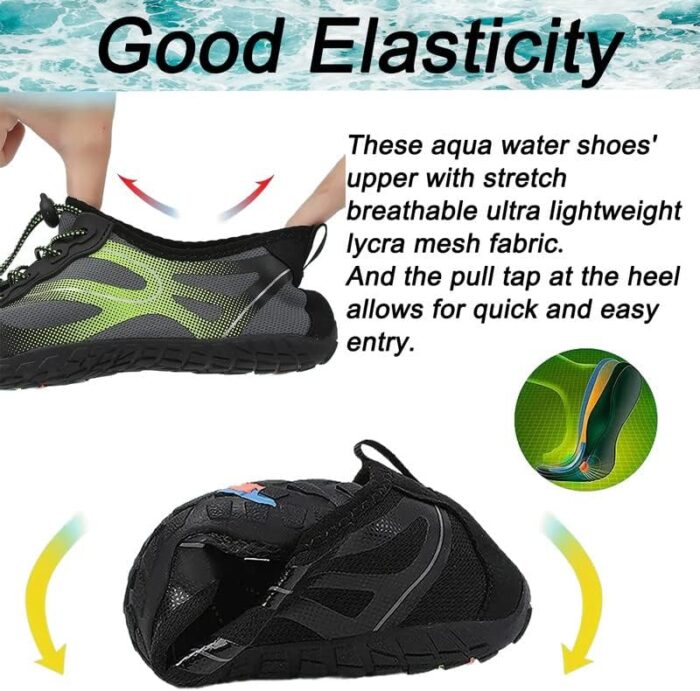 LIZRHA Water Shoes for Men and Women Quick Dry Aqua Swim Barefoot Shoes for Outdoor Fishing Beach Pool Boat Surfing Walking Water Park and Yoqa Activities - Image 5