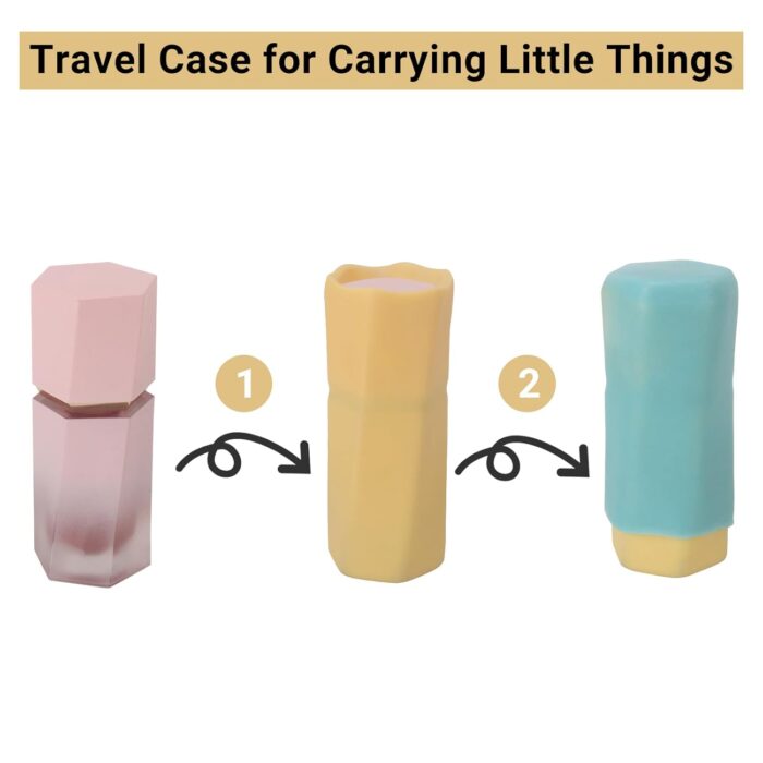 24 Pack Multi Sizes Silicone Bottle Covers, Travel Accessories Must Haves, Cruise Ship Essentials, Travel Size Toiletries,Travel Essentials for Women Men,Travel Gadgets, Elastic Sleeves for leak proof - Image 7