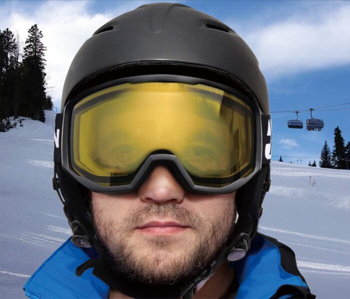EXP VISION Ski/Snowboard Goggles for Men Women, OTG Snow Goggles Anti Fog UV Protection - Image 7