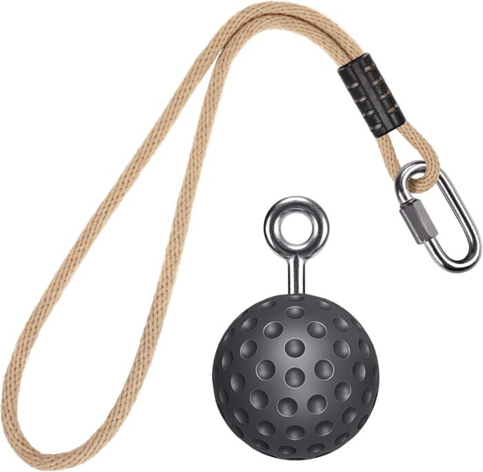 SELEWARE Pull Up Ball Grip, Non-Slip Rock Climbing Holds Pull Up Power Ball for Strength Training Attachment, Neutral Grip Pull Up Handles for Chin Up Bar, Kettlebell, Barbell Home Gym Workout - Image 2