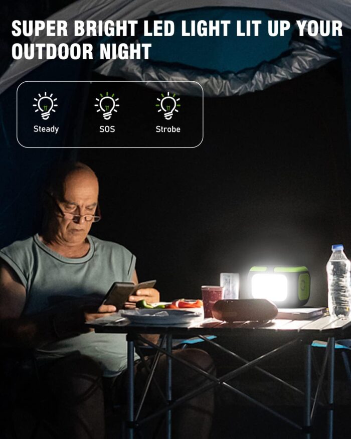 200W Portable Power Station, SinKeu 42000mAh Solar Generator With 110V AC Outlet, DC, USB C, USB QC3.0, Backup Battery Pack Power Supply for Camping Essential Road Trip Home Outdoor Emergency - Image 7