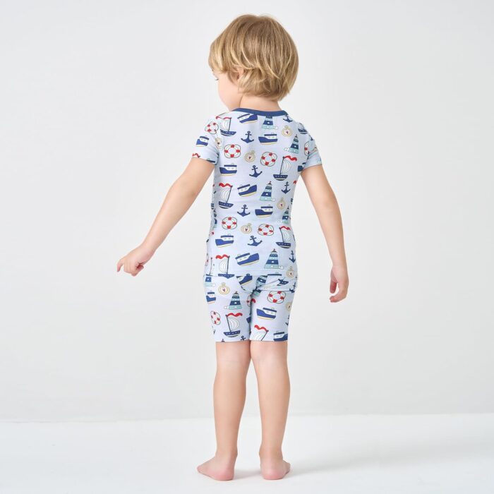 pureborn Baby Bamboo Pajamas Set Pjs - Kids Toddler Girl Snug Fit Viscose Sleepwear 2pcs 18M-7Y - Image 4