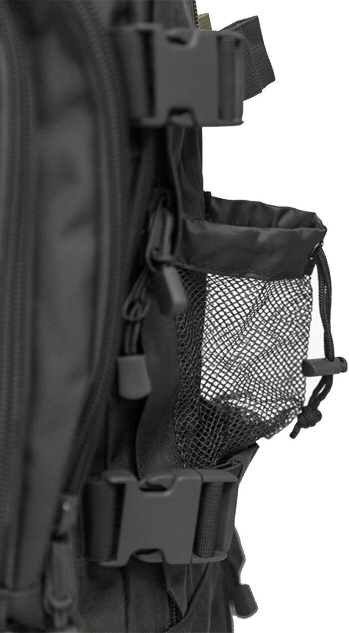 Tactical Backpack Military Army Daypack - Assault Pack for Men Molle Backpacks Bug Out Bag 3 Day Pack for Hiking Camping Travel Hunting Rucksack Trekking Black - Image 7