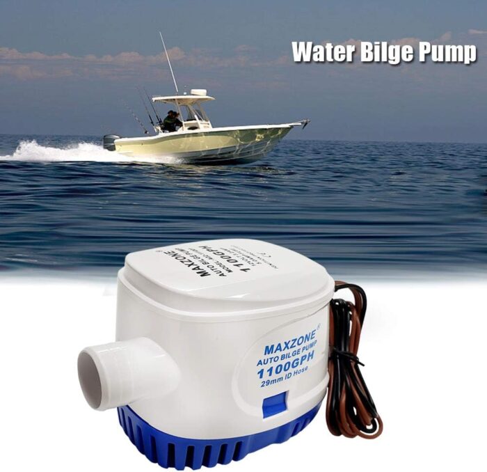 Submersible Boat Bilge Water Pump 12v 1100gph Automatic Marine Bilge Pump for Ponds, Pools, Spas Silent, Boat Caravan RV Submersible - Image 6